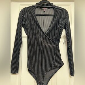 NWT: Black Long-Sleeve Bodysuit